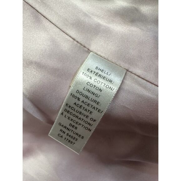 Banana Republic Bright Pink Cotton Trench Coat Barbie Small - Picture 16 of 16